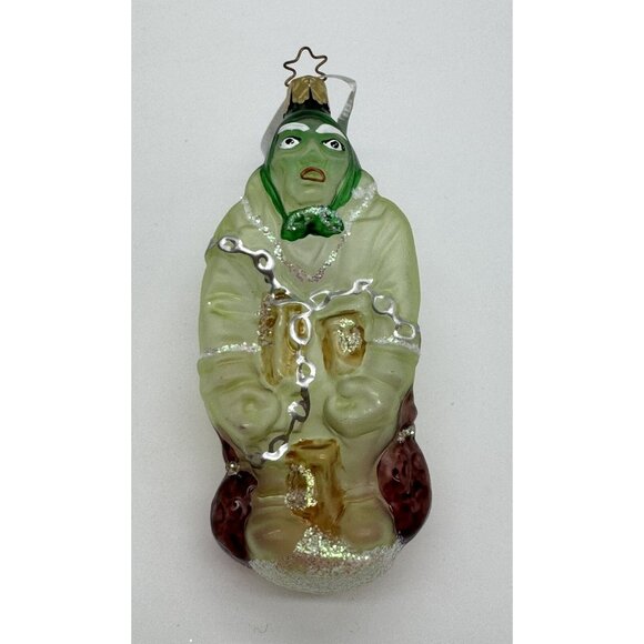 Old World Christmas Glass Ornament Dickens Marley’s Ghost, Scrooge Lot of 3 - Picture 3 of 10